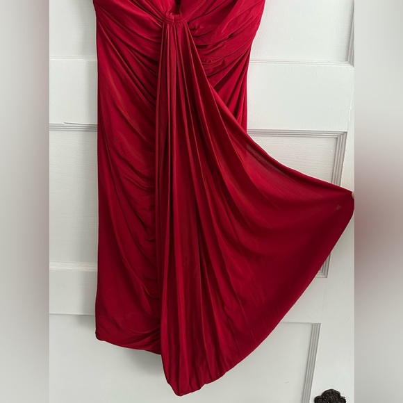 Bebe Red Strapless Mini Dress - Picture 8 of 9